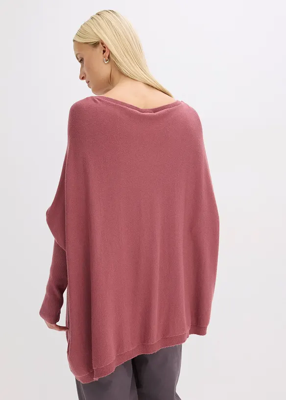 Feinstrickpullover aus feinem Viskose-Mix in lila von hinten (im Anschnitt) - bonprix Feinstrickpullover aus feinem Viskose-Mix in lila von hinten (im Anschnitt) - bonprix