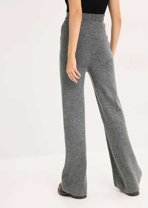 Strickhose in grau von hinten - bonprix Strickhose in grau von hinten - bonprix