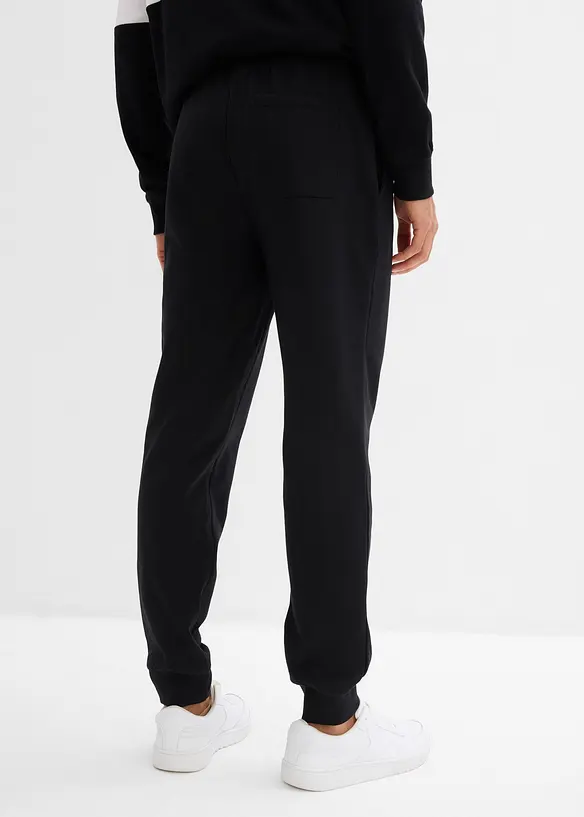 Regular Fit Jogginghose, Straight in schwarz von hinten - bonprix