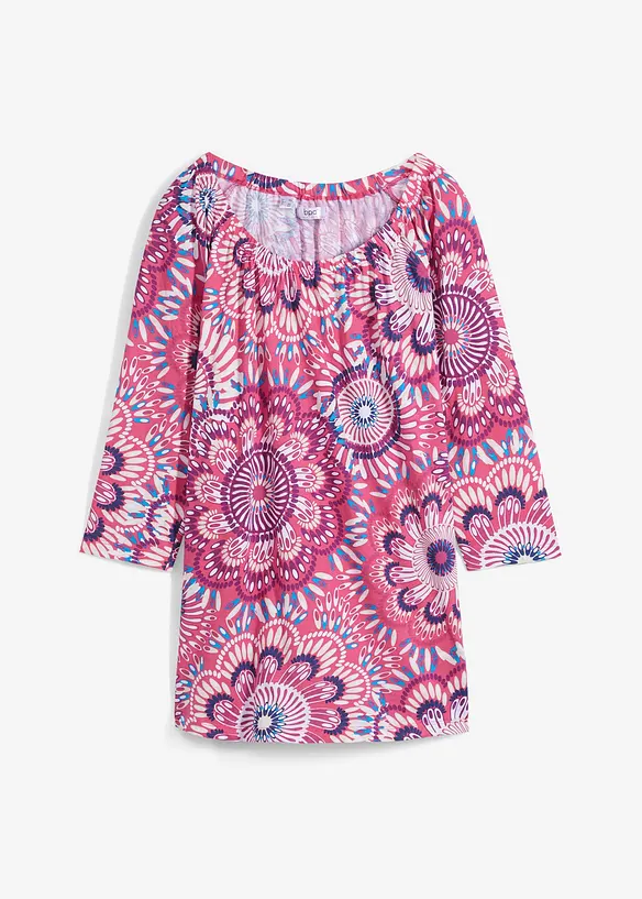 Shirt aus reiner Bio-Baumwolle in pink von vorne - bonprix Shirt aus reiner Bio-Baumwolle in pink von vorne - bonprix