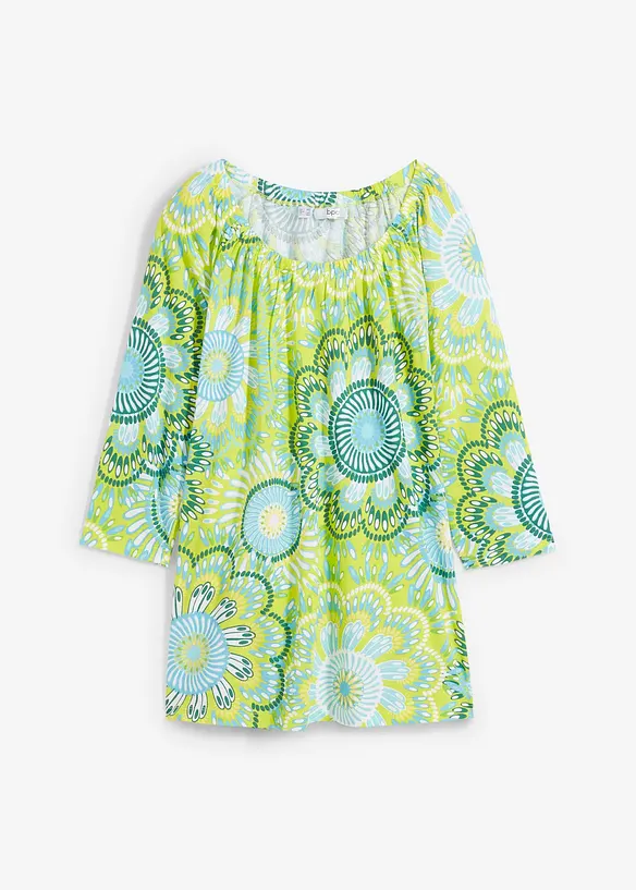 Shirt aus reiner Bio-Baumwolle in grün von vorne - bonprix Shirt aus reiner Bio-Baumwolle in grün von vorne - bonprix