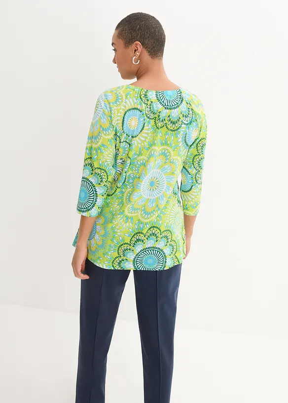 Shirt aus reiner Bio-Baumwolle in grün von hinten (im Anschnitt) - bonprix Shirt aus reiner Bio-Baumwolle in grün von hinten (im Anschnitt) - bonprix