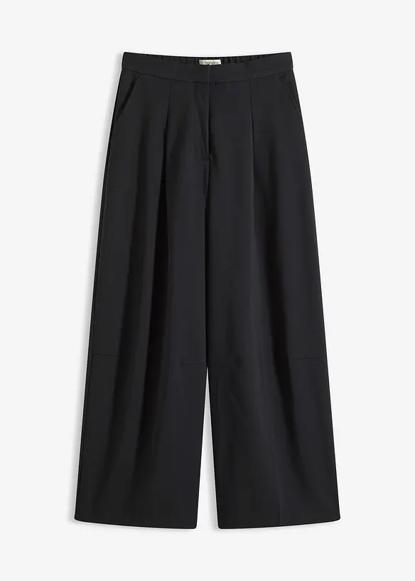 Barrel-Hose mit Bequembund in schwarz von vorne - bonprix Barrel-Hose mit Bequembund in schwarz von vorne - bonprix