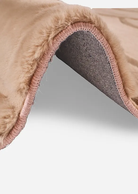 Teppich in Hoch-Tiefstruktur in braun (Detailaufnahme) - bonprix