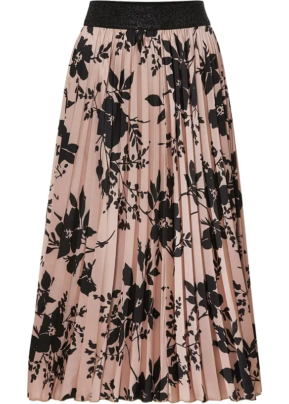 Plissée-Rock in rosa von vorne - bonprix Plissée-Rock in rosa von vorne - bonprix