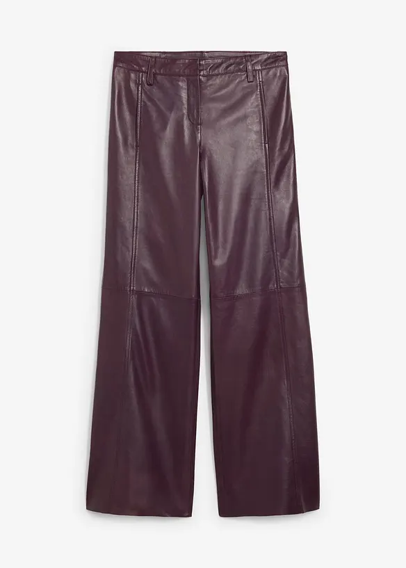 Lammnappa-Marlenehose in rot von vorne - bonprix