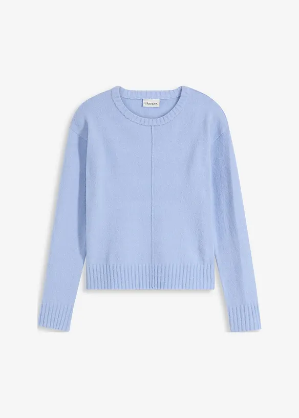 Pullover in blau von vorne - bonprix Pullover in blau von vorne - bonprix