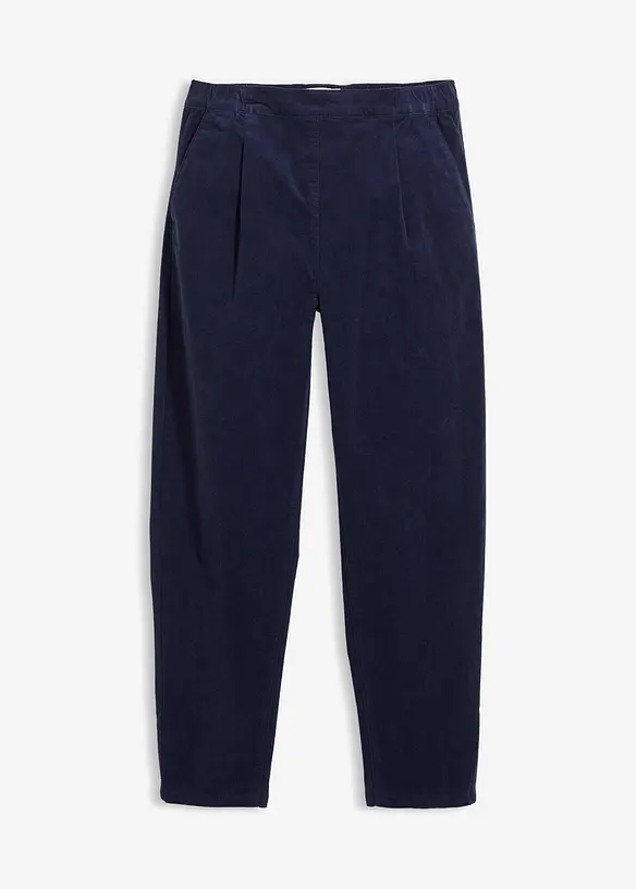 Cordhose aus Baumwoll-Mix in blau von vorne - bonprix Cordhose aus Baumwoll-Mix in blau von vorne - bonprix
