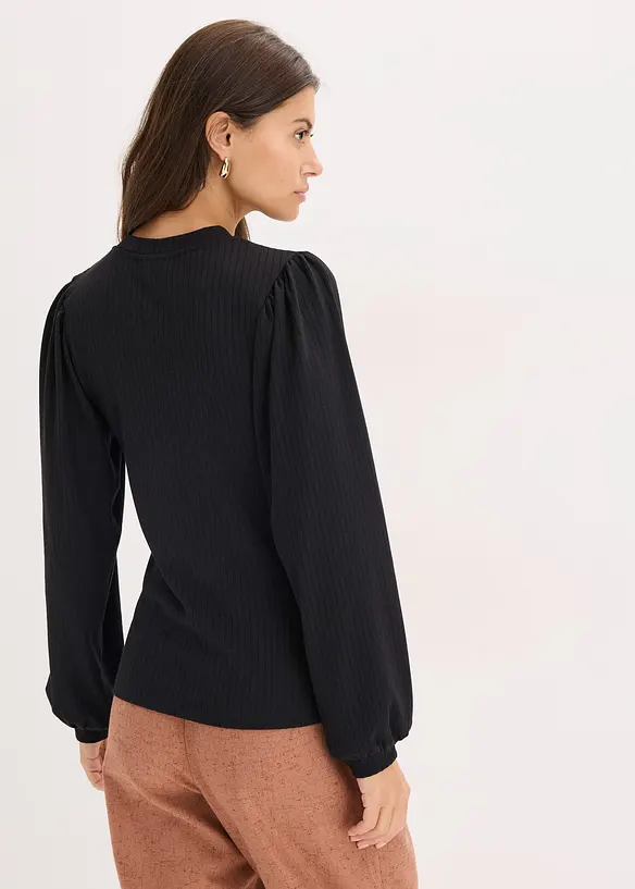 Shirt in schwarz von hinten (im Anschnitt) - bonprix Shirt in schwarz von hinten (im Anschnitt) - bonprix