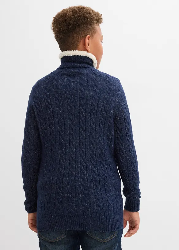 Troyer in blau von hinten (im Anschnitt) - bonprix