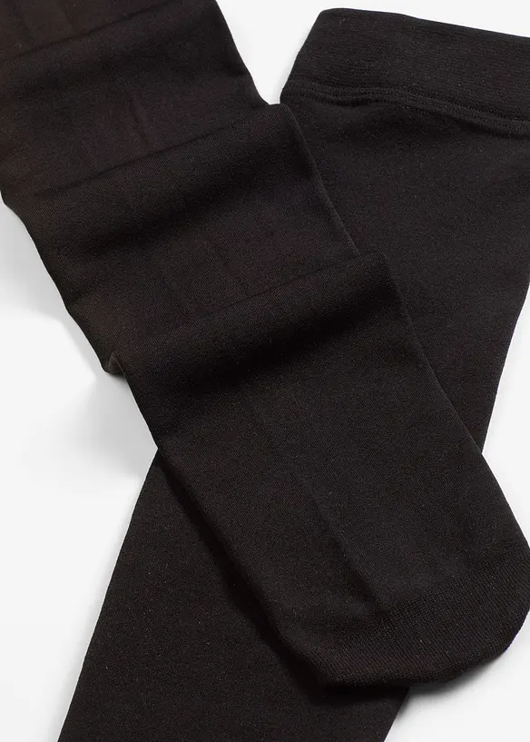 Thermo Kniestrümpfe in Feinstrumpfqualität 120 DEN (3er Pack) in schwarz - bonprix
