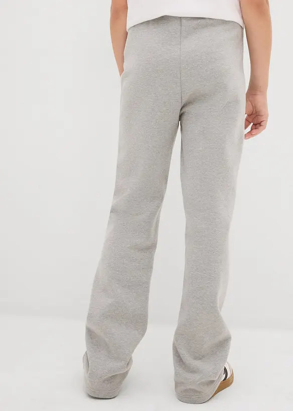 Jogginghose aus Bio-Baumwolle (2er Pack) in schwarz von hinten - bonprix