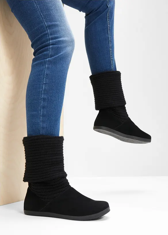 Winter Stiefel in schwarz - bonprix