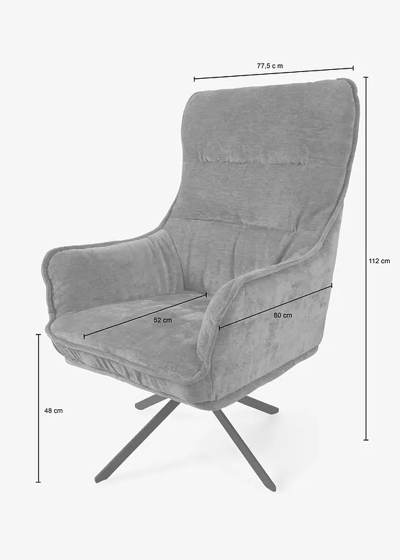 Sessel in grau - bonprix Sessel in grau - bonprix