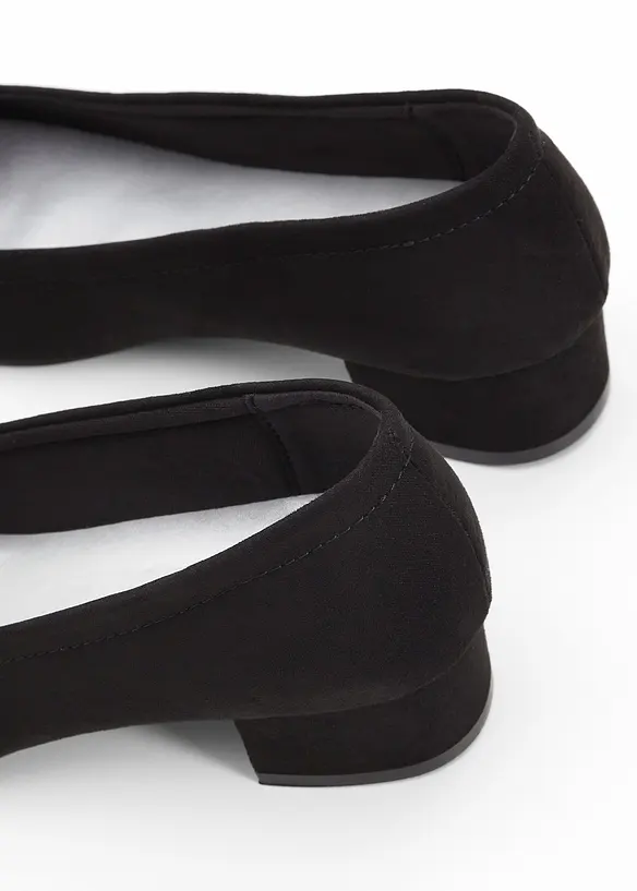 Pumps mit Blockabsatz in schwarz - bonprix