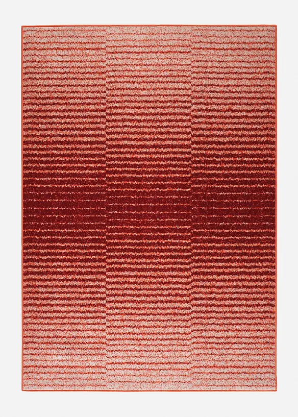 Teppich mit dezenter Musterung in orange von vorne - bonprix