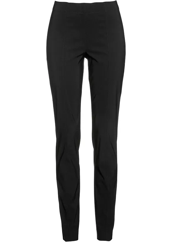 Stretch-Hose aus elastischem Bengalin in schwarz von vorne - bonprix Stretch-Hose aus elastischem Bengalin in schwarz von vorne - bonprix