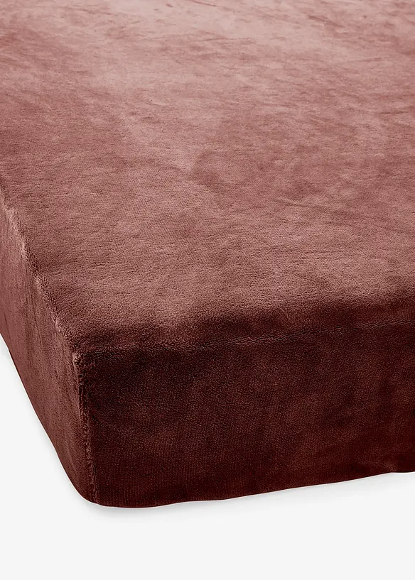 Cashmere Touch Spannbettlaken in braun - bonprix