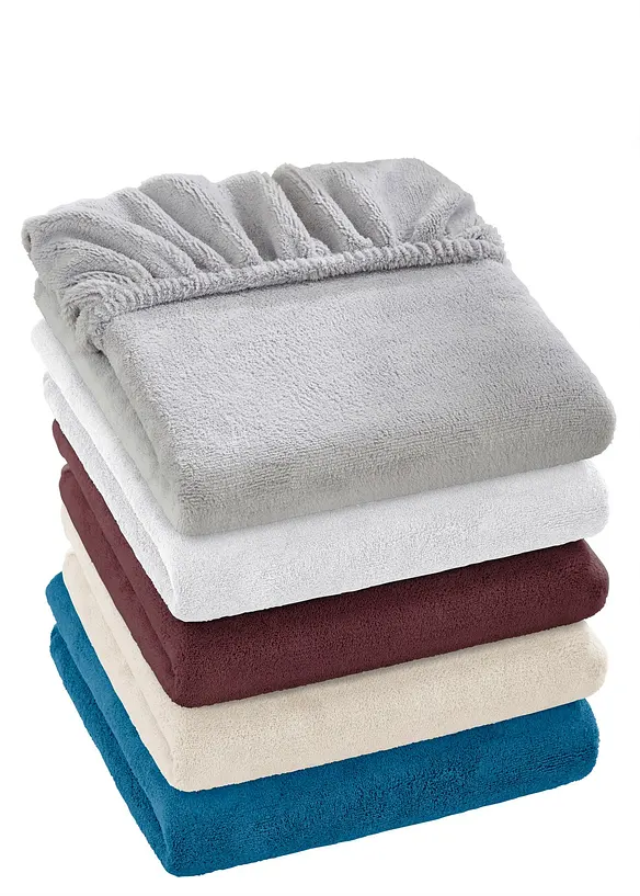 Cashmere Touch Spannbettlaken in weiß (Ambiente) - bonprix