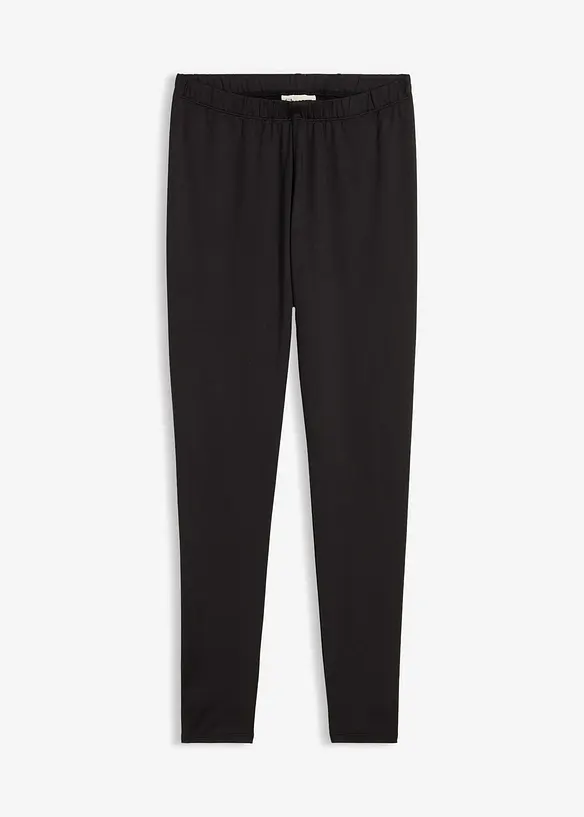 Thermo-Leggings in schwarz von vorne - bonprix