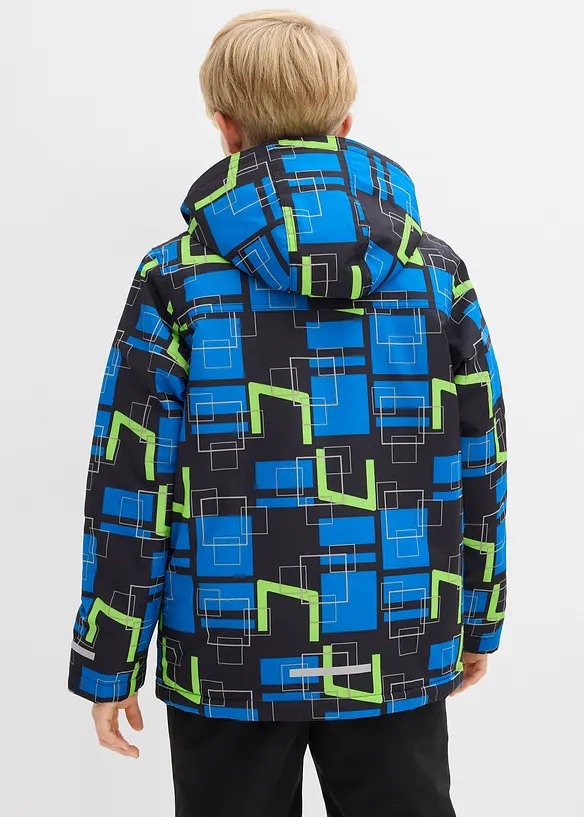 wasserdichte Funktionsjacke mit reflektierenden Details in schwarz von hinten (im Anschnitt) - bonprix wasserdichte Funktionsjacke mit reflektierenden Details in schwarz von hinten (im Anschnitt) - bonprix