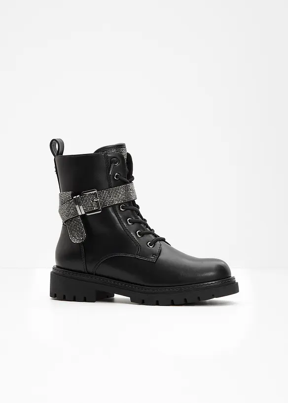 Marco Tozzi by Guido Maria Kretschmer Schnürboots in schwarz - Marco Tozzi