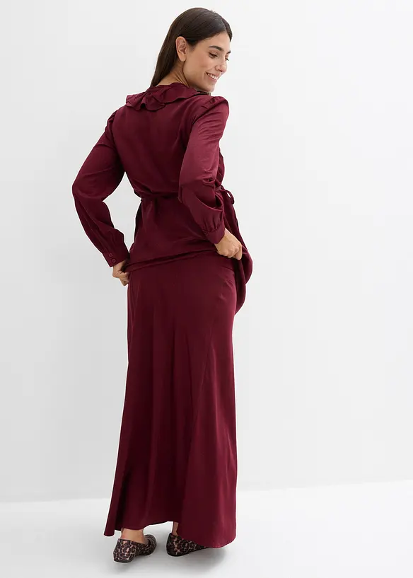 Umstandsrock aus Satin in rot von hinten - bonprix Umstandsrock aus Satin in rot von hinten - bonprix