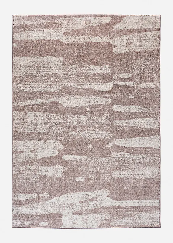 Teppich mit moderner Musterung in beige von vorne - bonprix