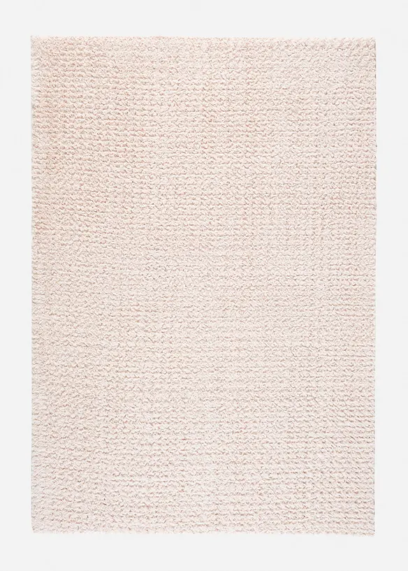 Kunstfell Teppich mit weicher Oberfläche in beige von vorne - bonprix