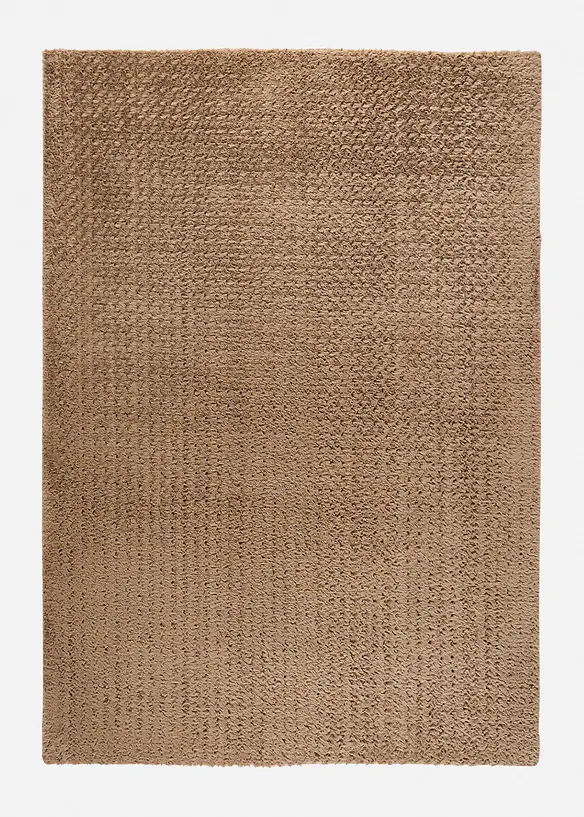 Kunstfell Teppich mit weicher Oberfläche in braun von vorne - bonprix