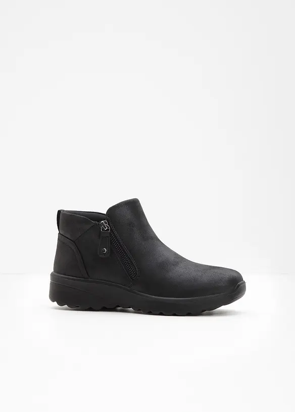 Skechers Boots mit Reißverschluss in schwarz - Skechers