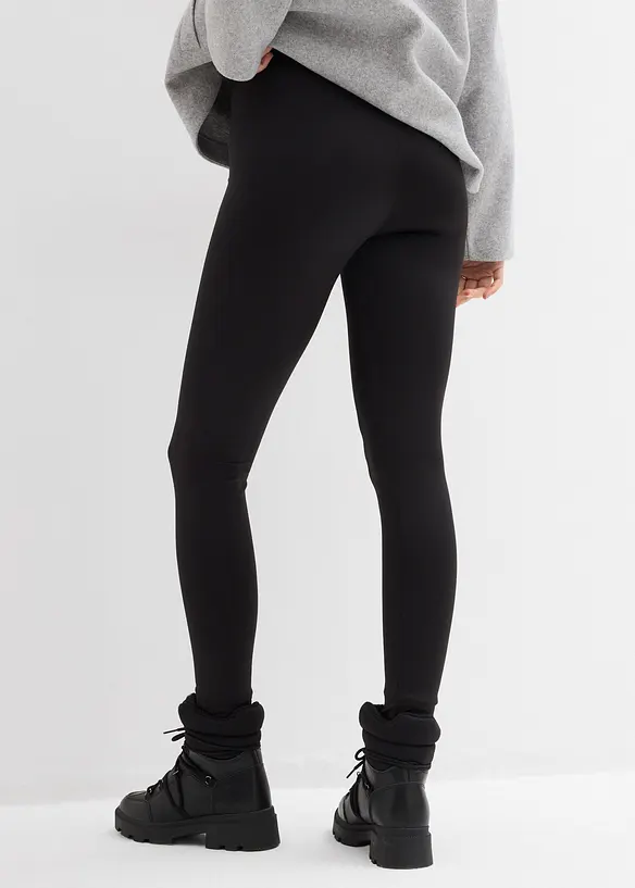Thermo-Leggings in schwarz von hinten - bonprix