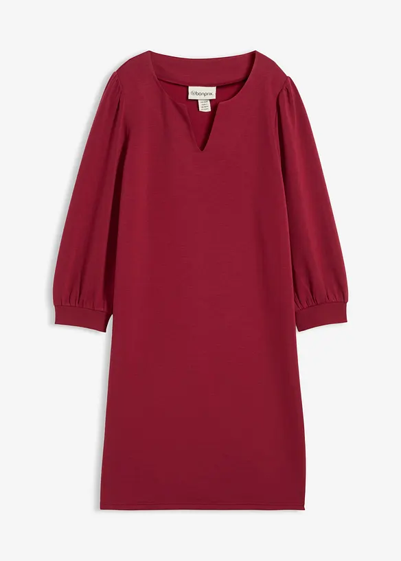 Kleid aus fließendem Viskose-Mix in rot von vorne - bonprix Kleid aus fließendem Viskose-Mix in rot von vorne - bonprix