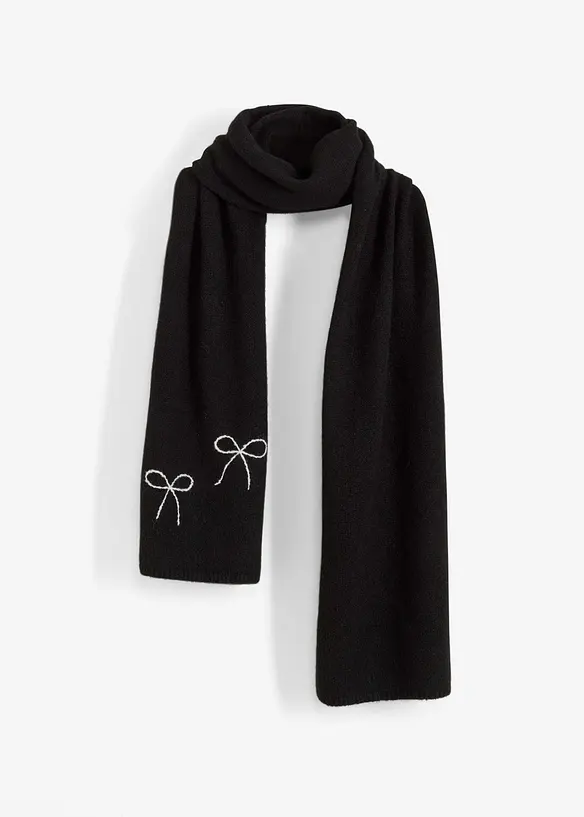 Schal in schwarz von vorne - bonprix
