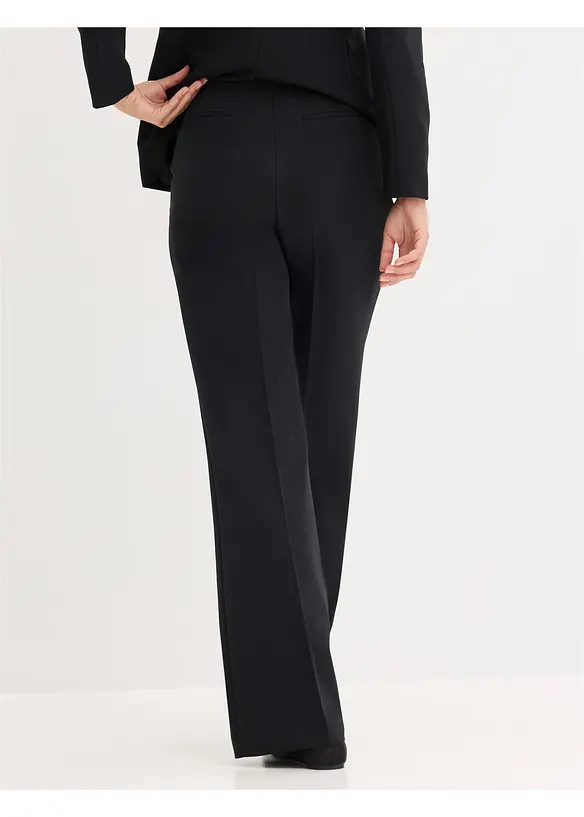 Marlenehose in schwarz von hinten - bonprix Marlenehose in schwarz von hinten - bonprix