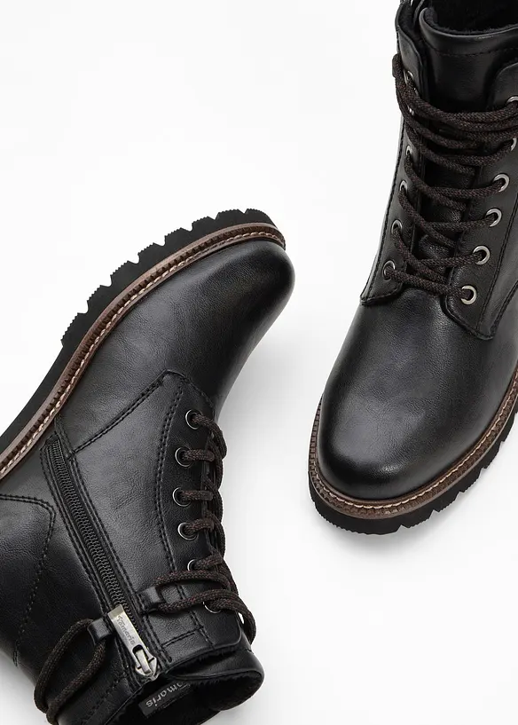 Tamaris Schnürboots in schwarz - Tamaris Tamaris Schnürboots in schwarz - Tamaris