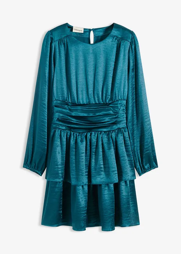 Minikleid in petrol von vorne - bonprix Minikleid in petrol von vorne - bonprix