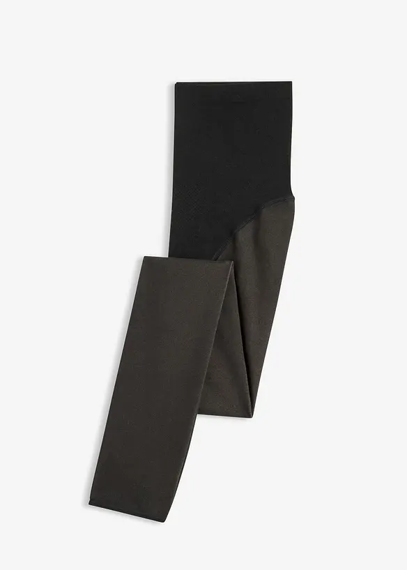 Shape-Strumpfleggings in transparenter Optik 50 DEN in schwarz von vorne - bonprix