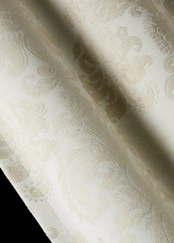 Abdunkelnder Vorhang aus gewebtem Jacquard, in vielen Größen (1er Pack) in beige (Detailaufnahme) - bonprix