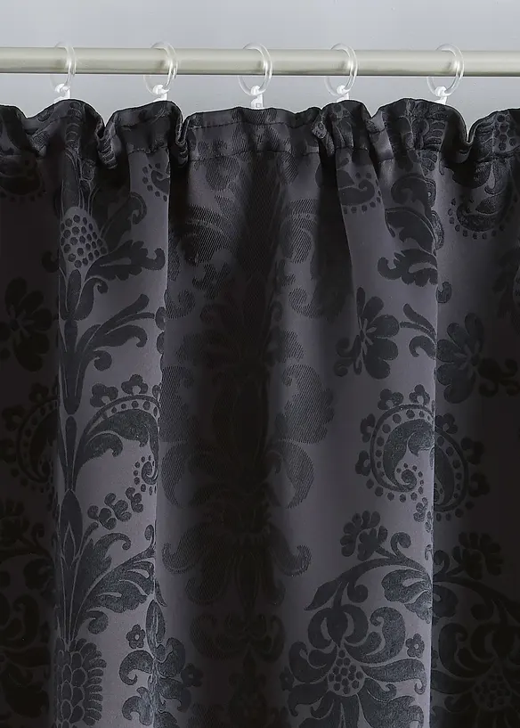 Abdunkelnder Vorhang aus gewebtem Jacquard, in vielen Größen (1er Pack) in schwarz - bonprix