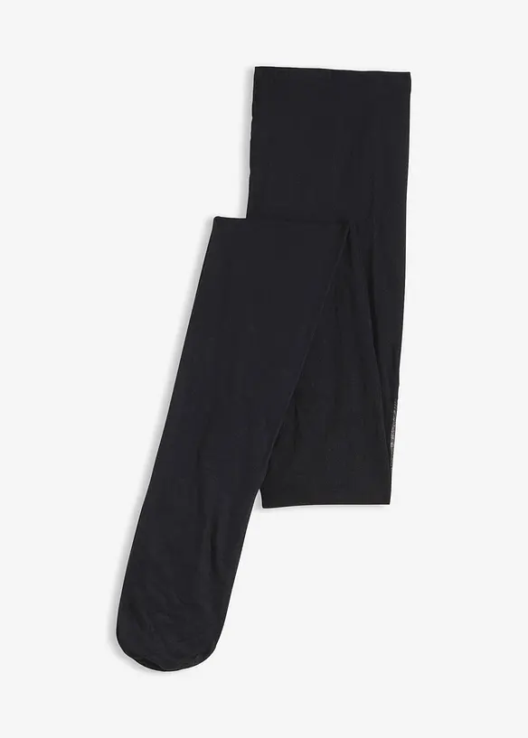 Overknee-Strumpfhose 70 DEN in schwarz von vorne - bonprix