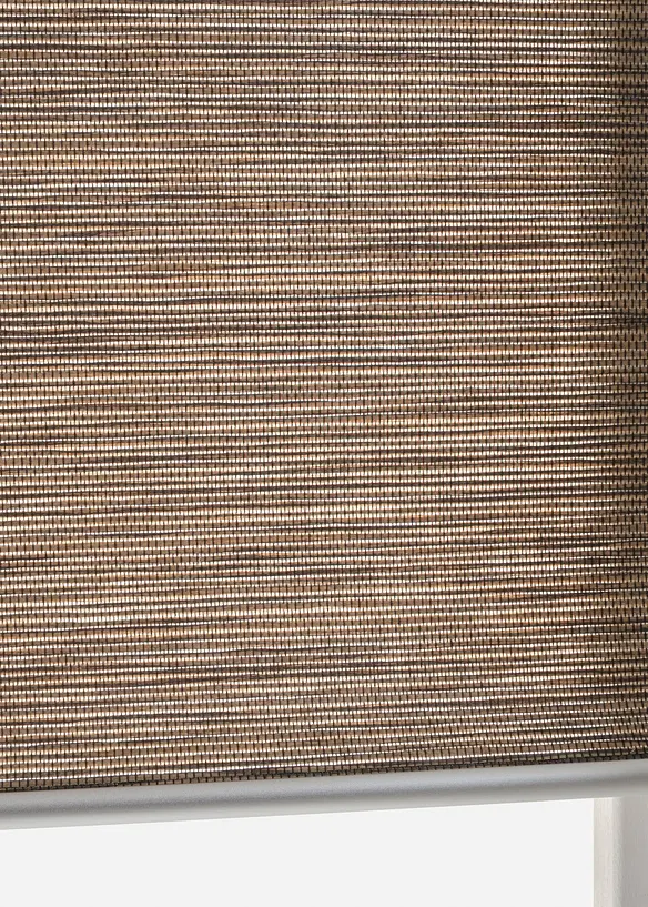 Sichtschutzrollo in Bambus Optik in braun (Detailaufnahme) - bonprix