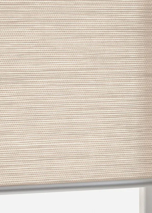 Sichtschutzrollo in Bambus Optik in beige (Detailaufnahme) - bonprix