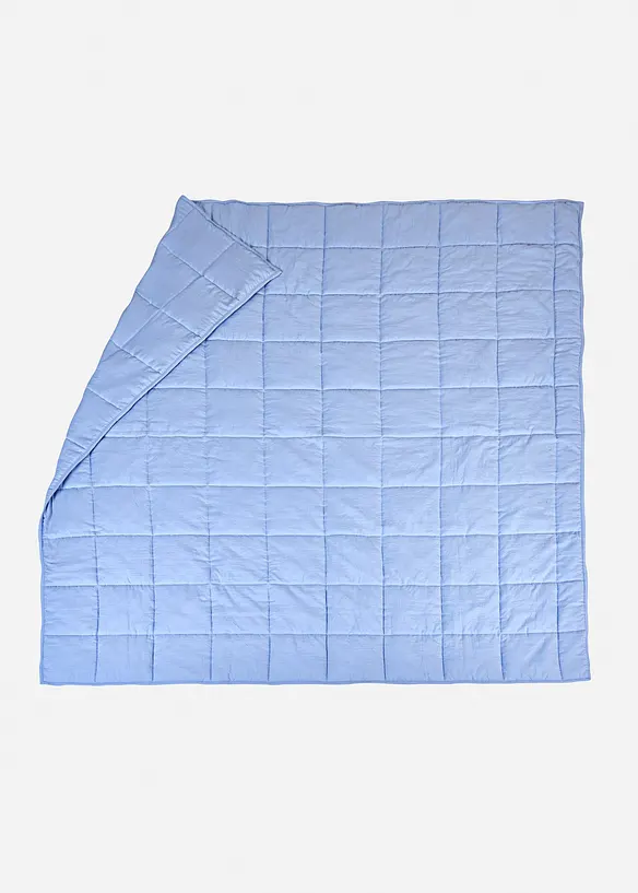 Tagesdecke in blau von vorne - bonprix