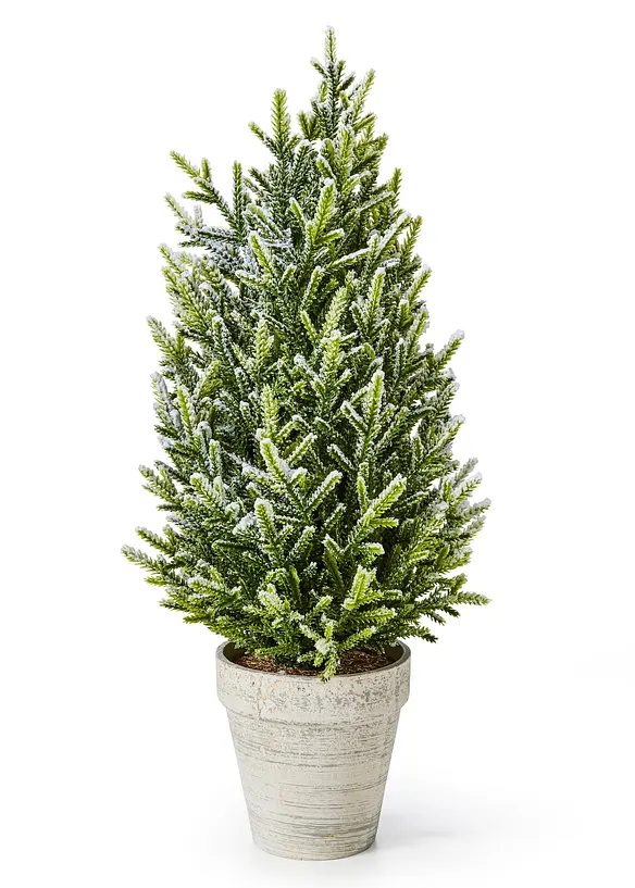Kunst-Weihnachtsbaum im Topf in grün (Ambiente) - bonprix