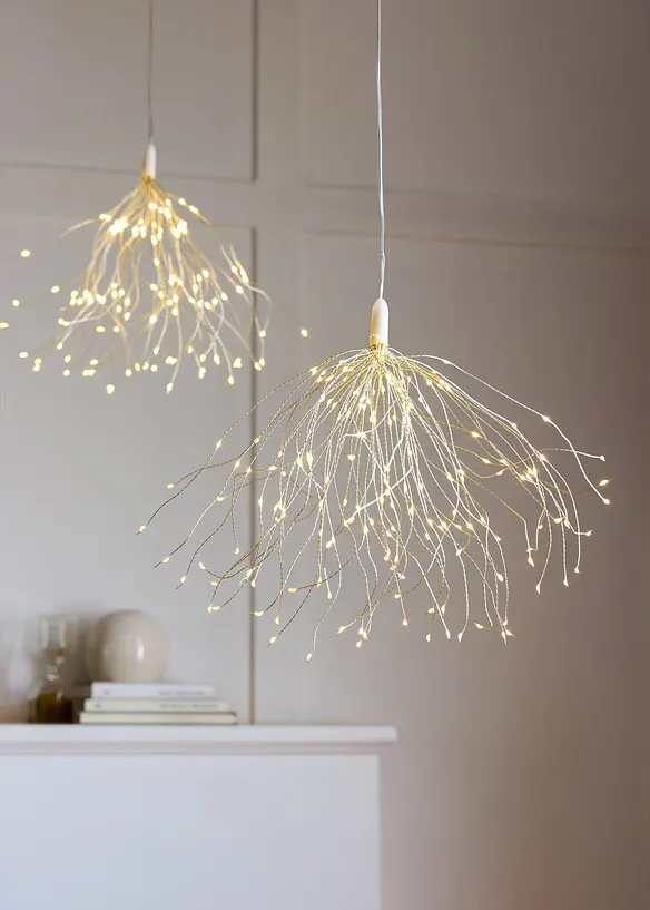 LED-Hängedeko Stern (2er Pack) in farblos (Ambiente) - bonprix
