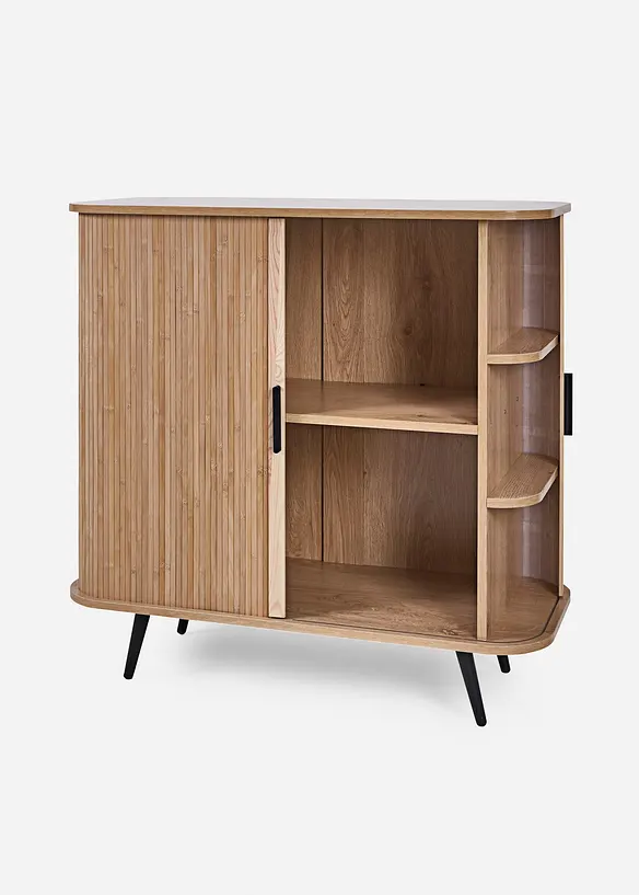 Kommode mit Schiebetüren in beige geöffnet - bonprix Kommode mit Schiebetüren in beige geöffnet - bonprix