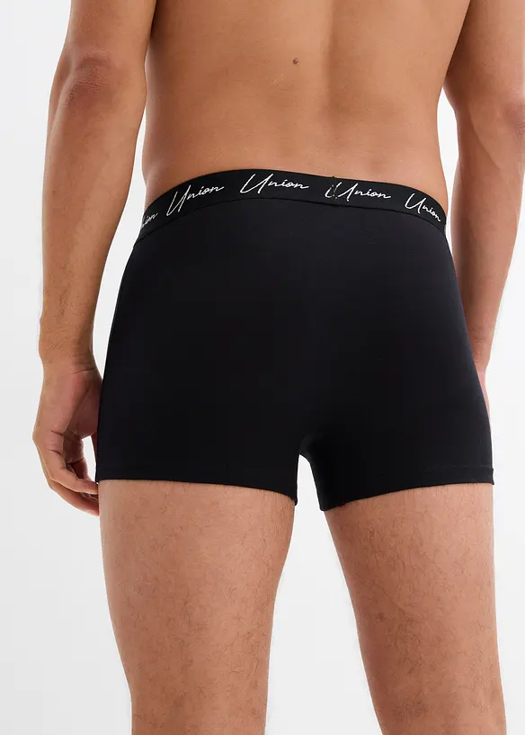 Boxershorts eng mit weicher Baumwolle(10er Pack) in schwarz von hinten - bonprix