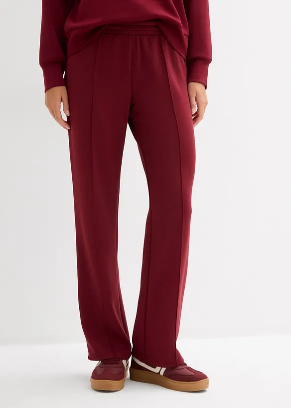 Scuba-Sweathose aus softem Viskose-Mix in rot von vorne - bonprix Scuba-Sweathose aus softem Viskose-Mix in rot von vorne - bonprix