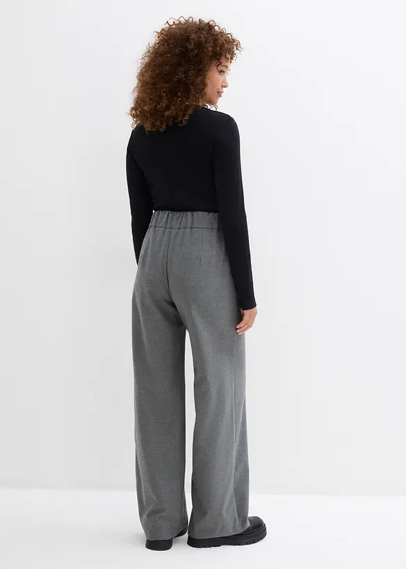 Hose aus Viskose-Mix in grau von hinten - bonprix Hose aus Viskose-Mix in grau von hinten - bonprix